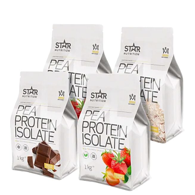 Mix&Match: 4 x herneproteiini-isolaatti Herneproteiini-isolaatti 1 kg