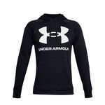 Under Armour UA Rival Fleece Big Logo Hood, Black