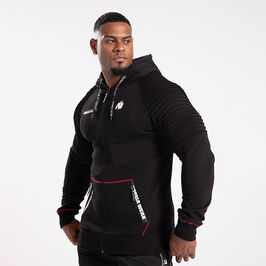 Gorilla Wear Georgia Zipped Hoodie, Black Georgia Zipped Hoodie, Black