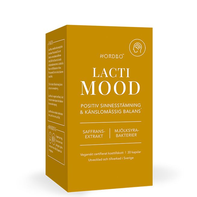 LactiMood Maitohappobakteerit 30 kapselia