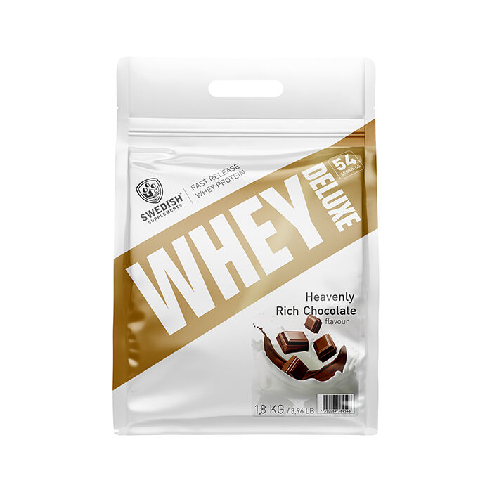 Whey Deluxe Heraproteiini 1800 g Rich Chocolate