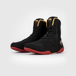 Venum Contender Boxing Shoes Black/Gold/Red, Stl 43 (10 US)  Contender Nyrkkeilykengät Musta/Kulta/Punainen