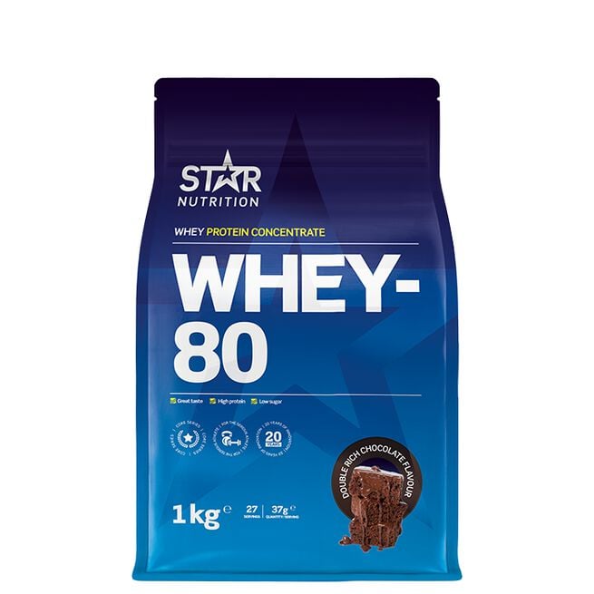 Whey-80 Heraproteiini 1 kg Double Rich Chocolate