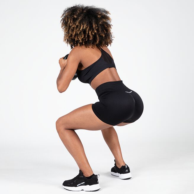 Quincy Seamless Shorts, Black