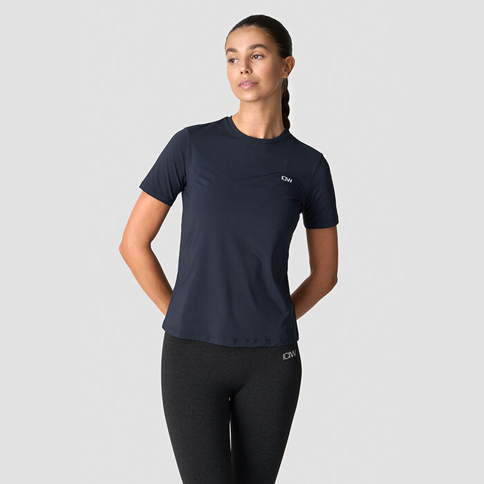 Training T-Shirt High Neck Wmn, Navy