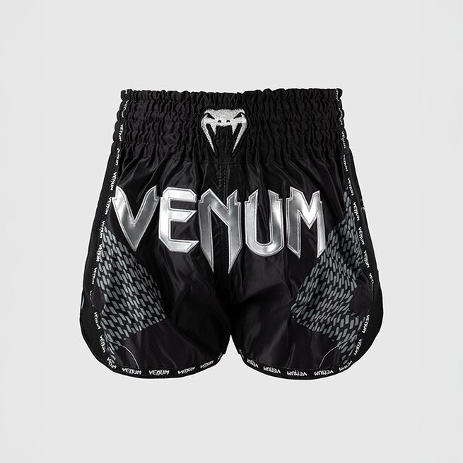 Nexus Muay Thai-Shortsit Musta Hopea