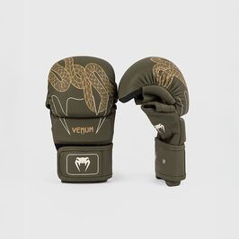 Venum Serpenti Sparring Gloves Kaki/Bronze/Ivory, L-XL  Serpenti Sparrahanskat Khaki Pronssi Ivory