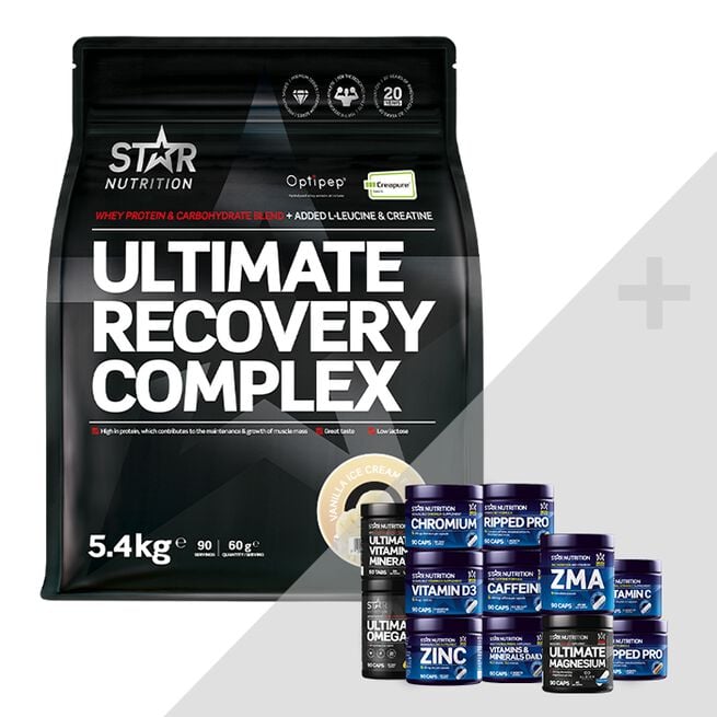 Ultimate Recovery Complex Gainer 5,4 kg + bonustuote