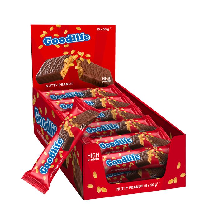 15 x Proteiinipatukka 50 g Nutty Peanut
