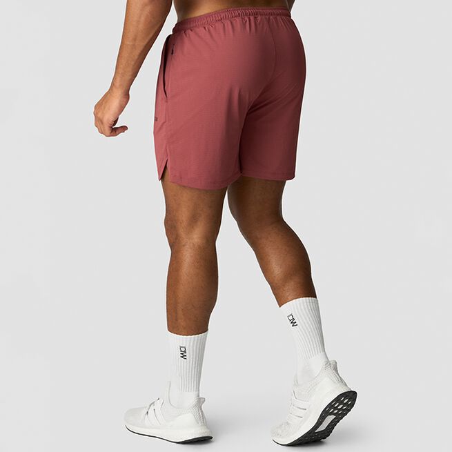 Stride Shorts, Brick Red