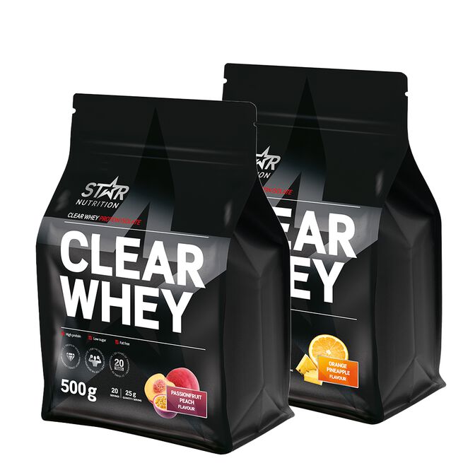 2 x Clear Whey- Heraproteiini 500 g