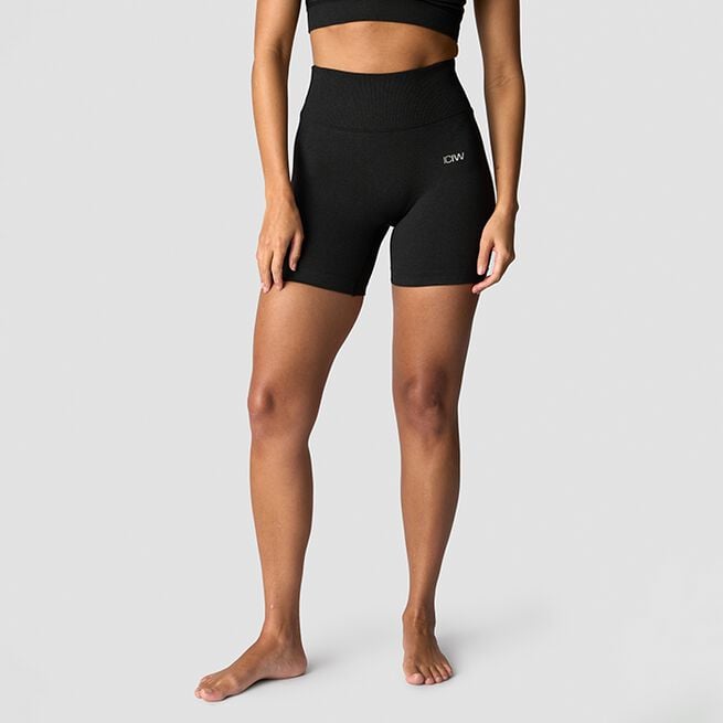 Soft Seamless Shorts Musta