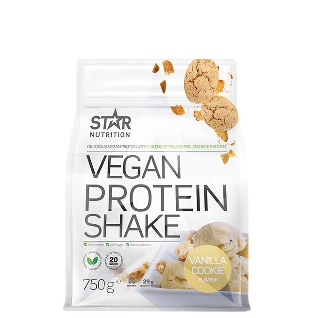 Star Nutrition Vegan Protein Shake 750 g Vanilla Cookie