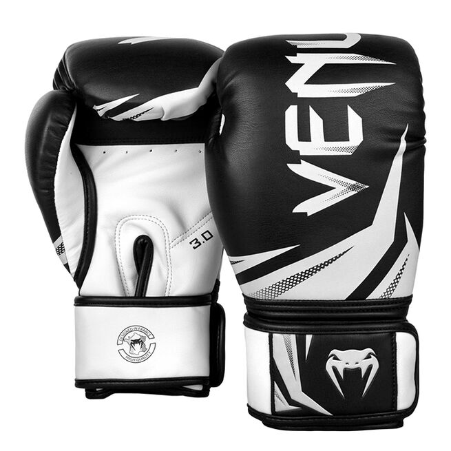 Venum Challenger 3.0 Nyrkkeilyhanskat, Musta/Valkoinen