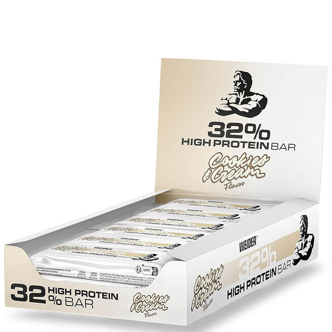 12 x 32 % Proteiinipatukka 60 g Cookies & Cream