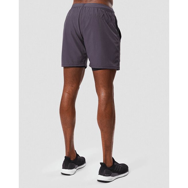 Workout 2-in-1 Shorts, Graphite, S 