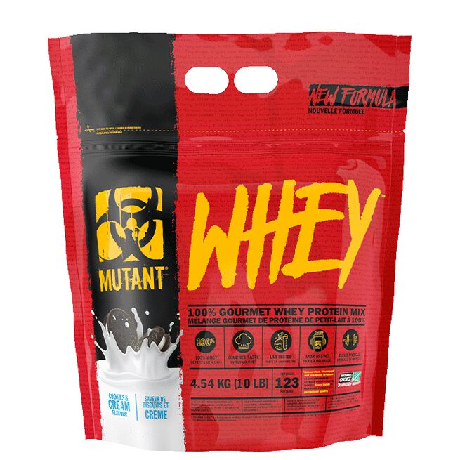 Mutant Whey Heraproteiini 4,5 kg Cookies & Cream