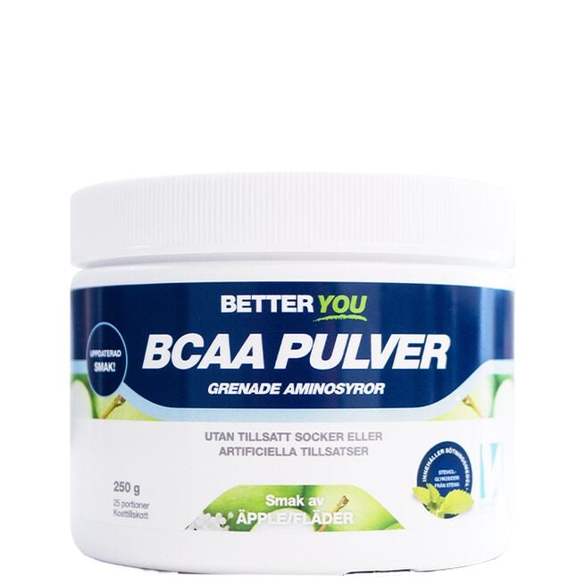 Luonnollinen BCAA-jauhe 250 g Äpple/Fläder