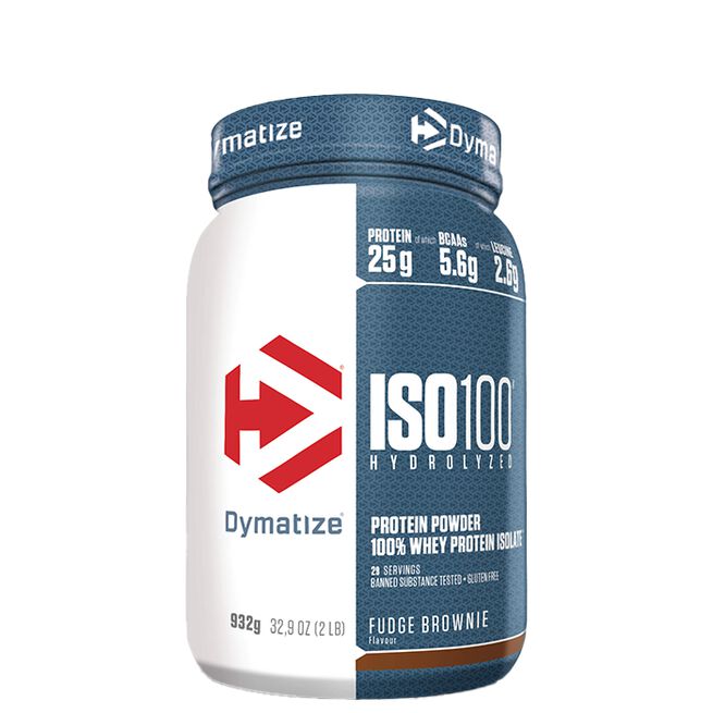 Iso-100 heraproteiini-isolaatti 932 g Fudge Brownie