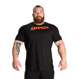 Legacy Gym Tee, Black/Flame, S  Legacy Gym T-paita Musta Oranssi