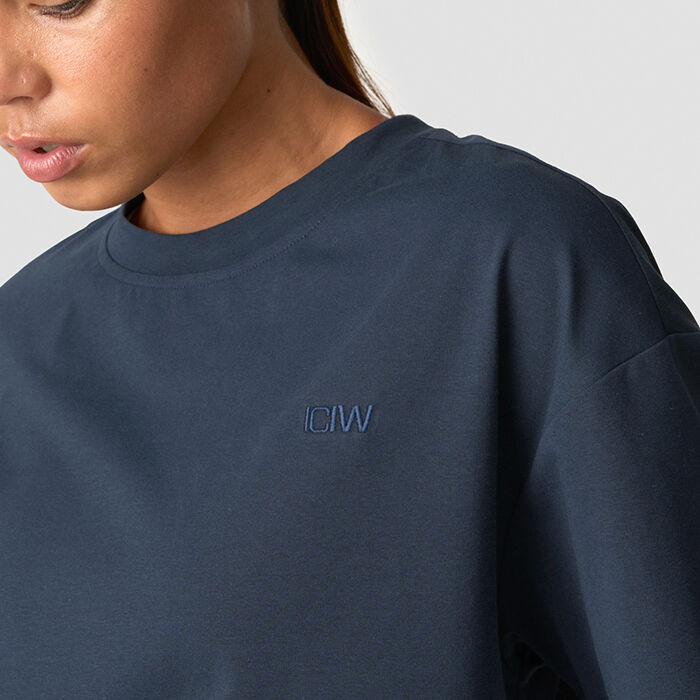 Everyday Cropped T-paita Sininen  