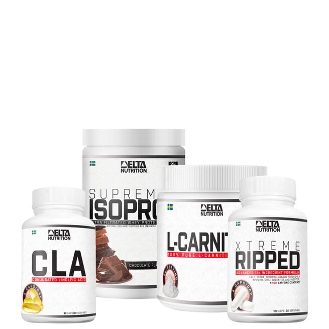 Delta Diet Stack (Xtreme Ripped, ISO PRO, CLA, L-carnitine)