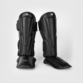 Venum Impact Evo Scales Shinguards Black, L  Impact Evo Scales Säärisuojat Musta