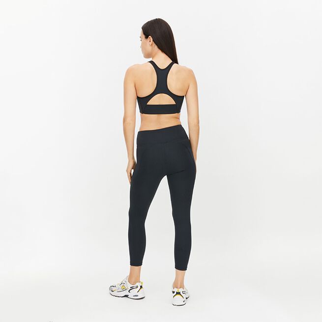 Flattering High Waist 7/8 Tights, Black