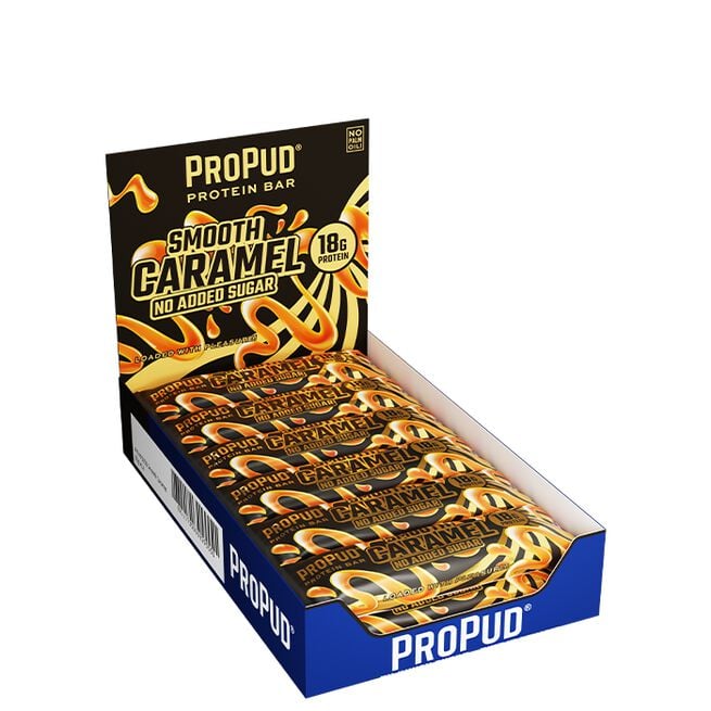 12 x Proteiinipatukka 55 g Smooth Caramel
