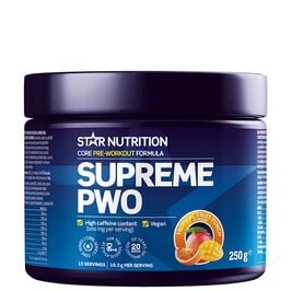 Supreme PWO, Tropical fruit punch, 250 g  Supreme PWO 250 g Tropical fruit punch