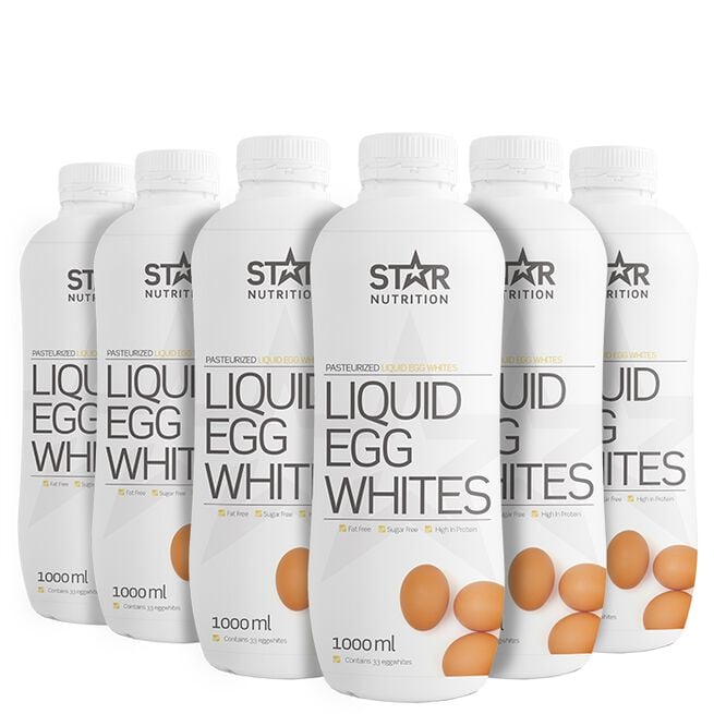 6 x Nestemäistä Munanvalkuaista BIG BUY 1000 ml