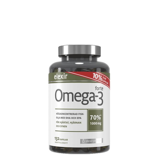 Omega-3 forte 1000 mg, 132 kapslar 