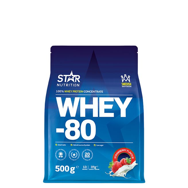 Star nutrition whey-80 500g strawberry