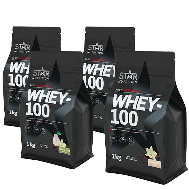 Mix&Match: 4 x Whey-100 Heraproteiini 1 kg