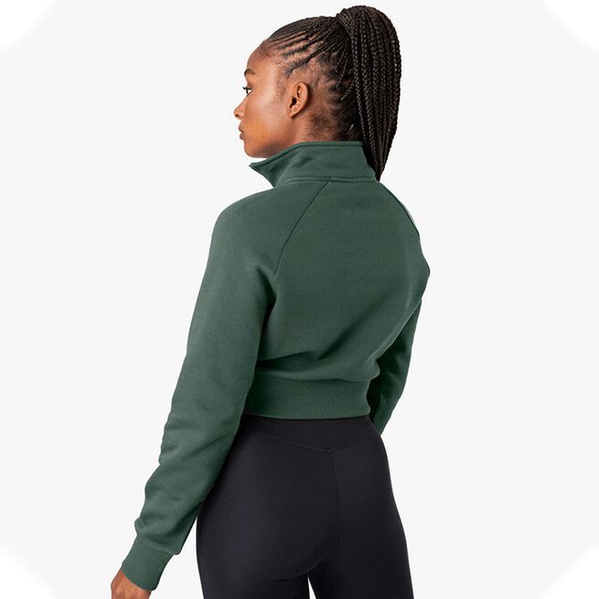ICANIWILL Essential Cropped Sweater, Moss
