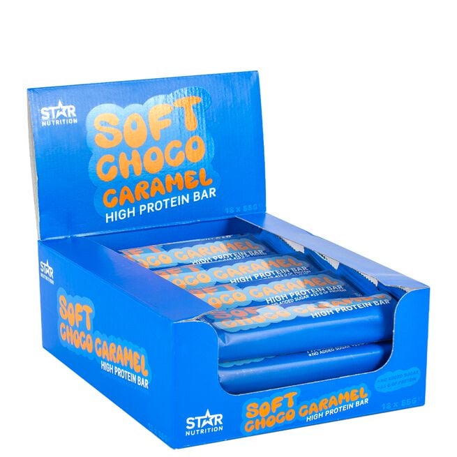 12 x Soft Protein Bar 55 g Soft Choco Caramel
