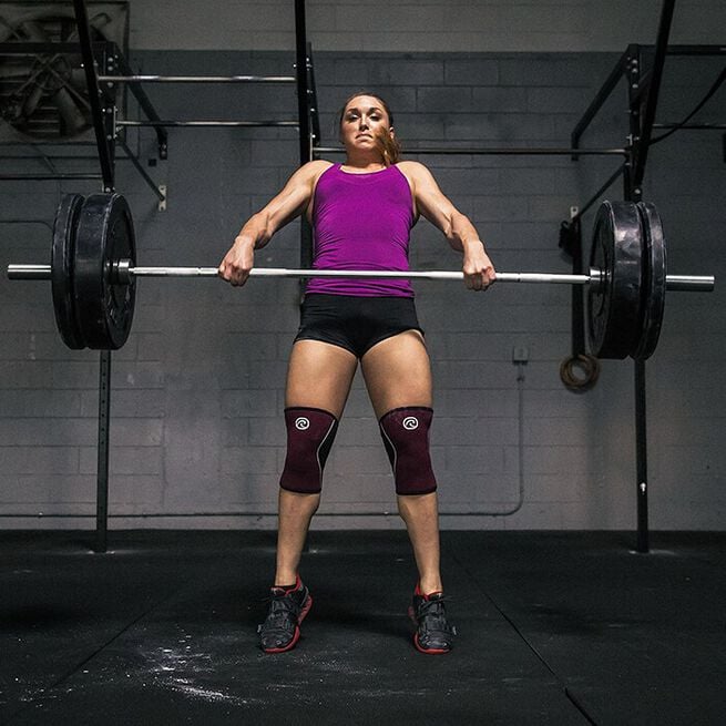 RX-Polvisuojat 5mm Viininpunainen/Musta