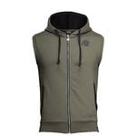 Springfield S/L Zipped Hoodie, Army Green, S 