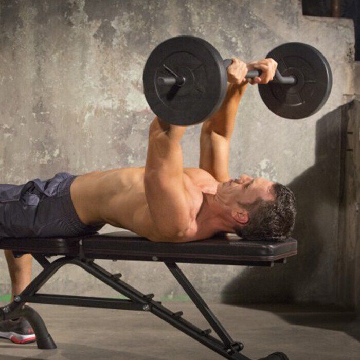 S&auml;&auml;dett&auml;v&auml; Curl bar Setti 23 kg