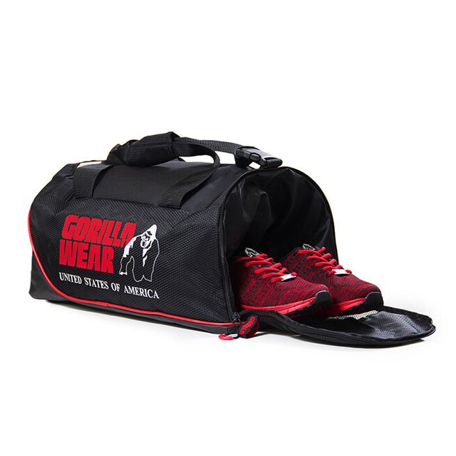 Jerome Gym Bag, Black/Red 