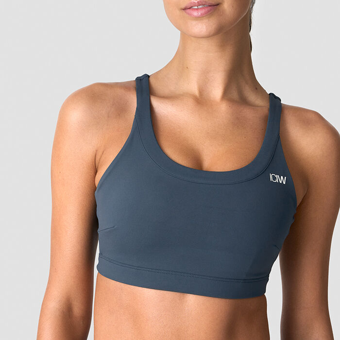 Nimble Sports Bra, Dark Dusty Blue
