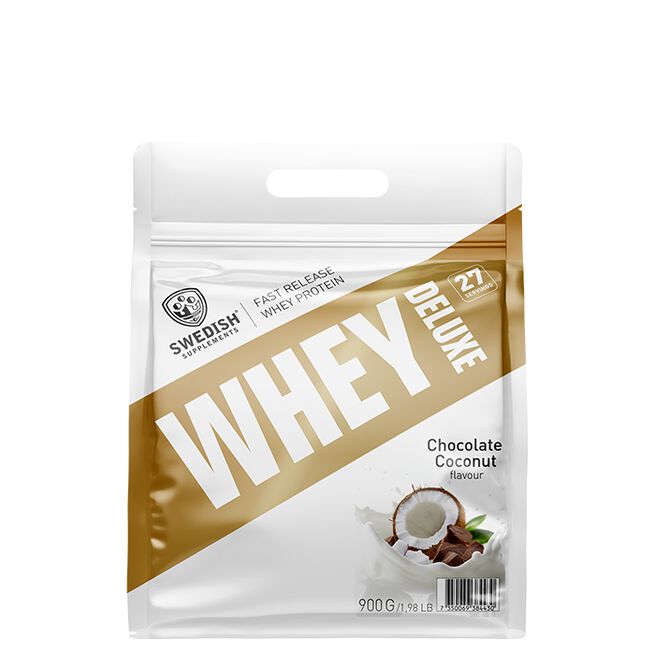 Whey Deluxe Heraproteiini 900 g Chocolate Coconut