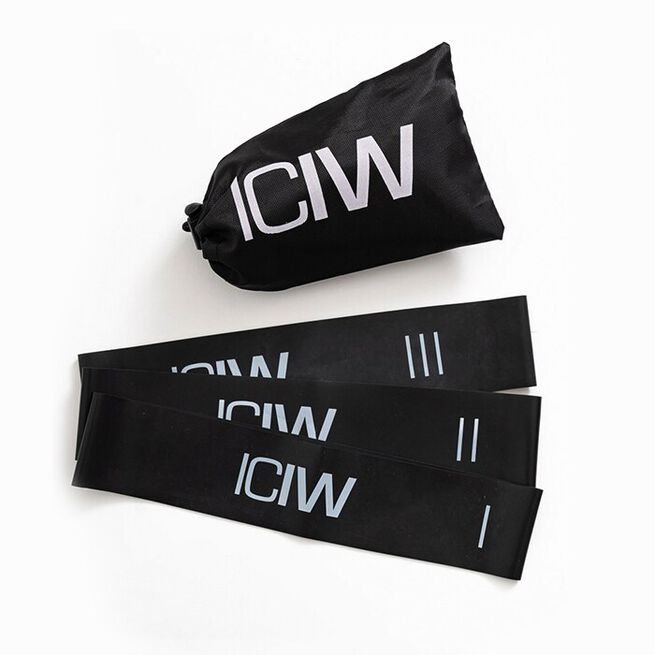 ICIW Minibands 3-pakkaus Musta