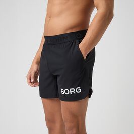 Borg Short Shorts, Black Beauty, L  Lyhyet Shortsit Musta