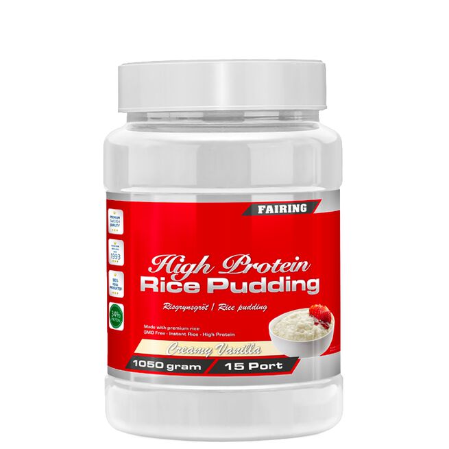 Fairing High Protein Rice Pudding, 1050 g, Creamy Vanilla