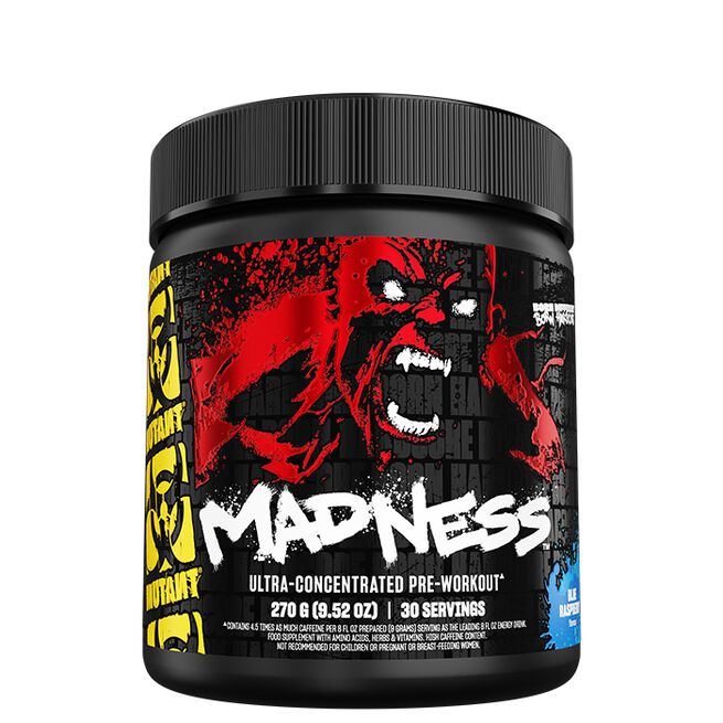 Madness PWO 30 annosta Blue Raspberry - 30 servings