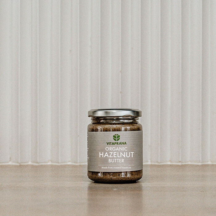 Luomu raaka hasselp&auml;hkin&auml;voi 250 g