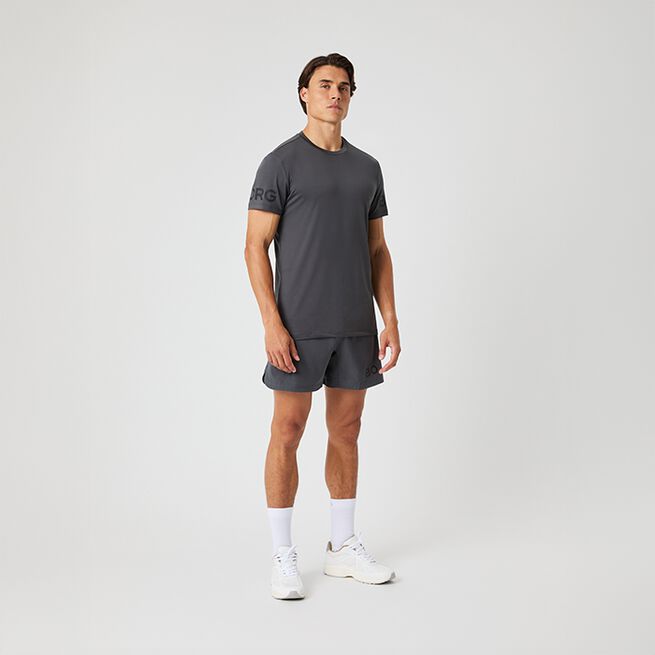 Borg Short Shorts Harmaa
