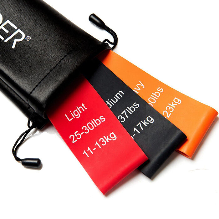 Booty Builder Minibands Black 3-Pack