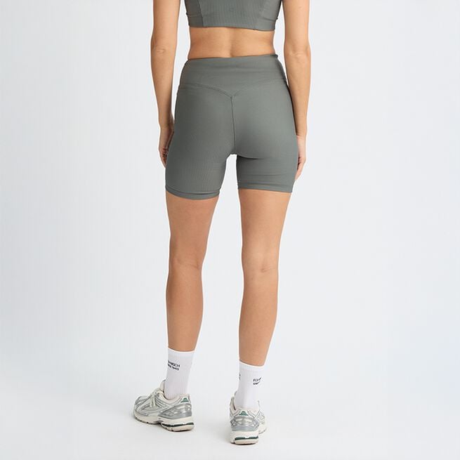 Ribatut Pyöräilyshortsit Vihreä